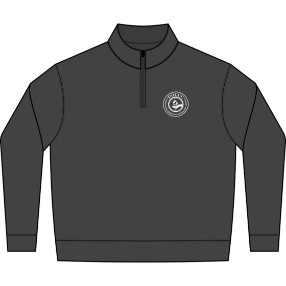 Unisex Relax Faded Half Zip Sweatshirt